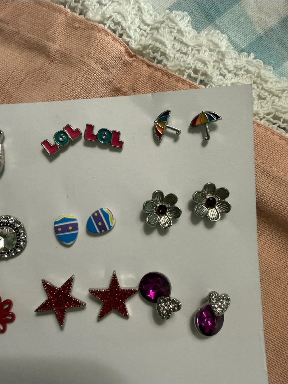 Assorted Women's Stud Earring Set - Multicolor